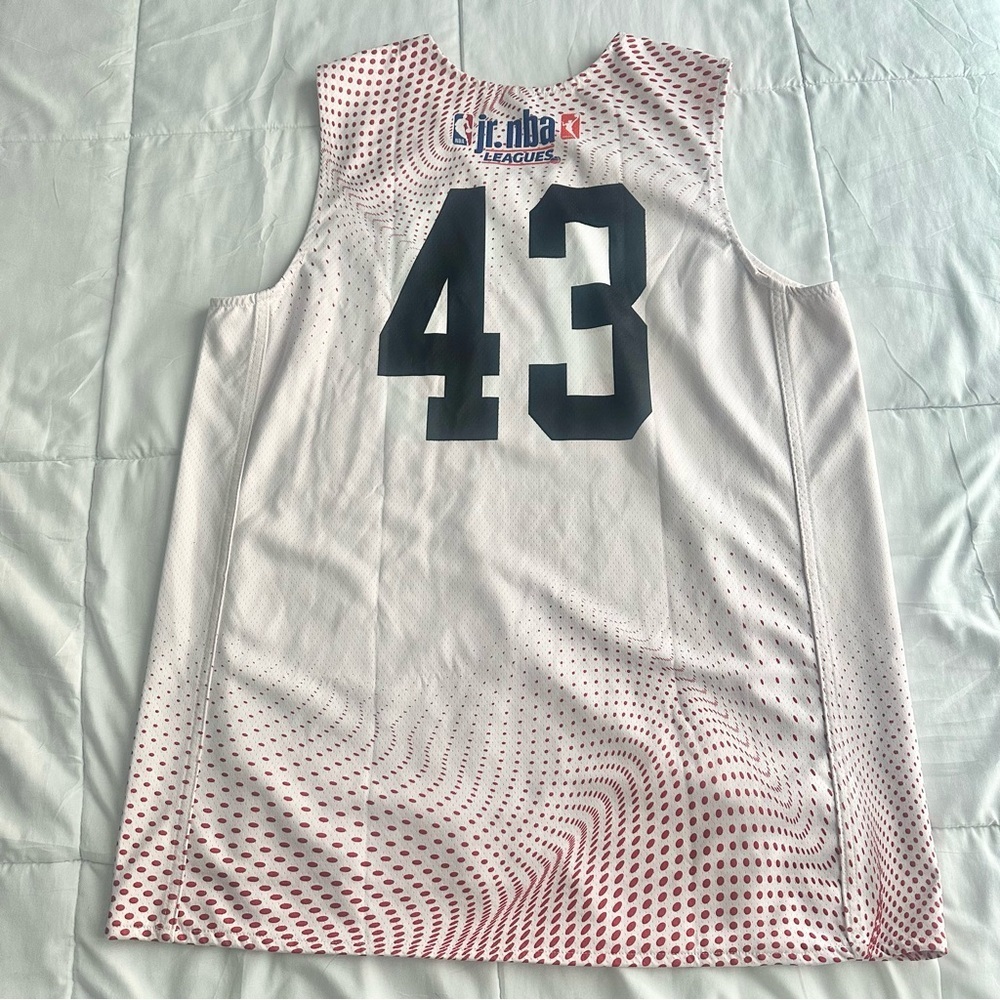 New! Chicago Bulls Jr Nba League Jersey #43 Adult Large Reversible Official - Picture 4 of 10
